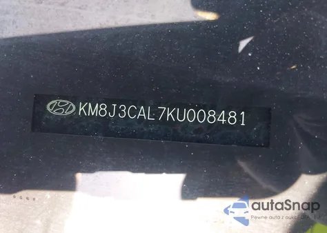 2019 Hyundai Tucson Night из США, поврежденный, VIN KM8J3CAL7KU008481